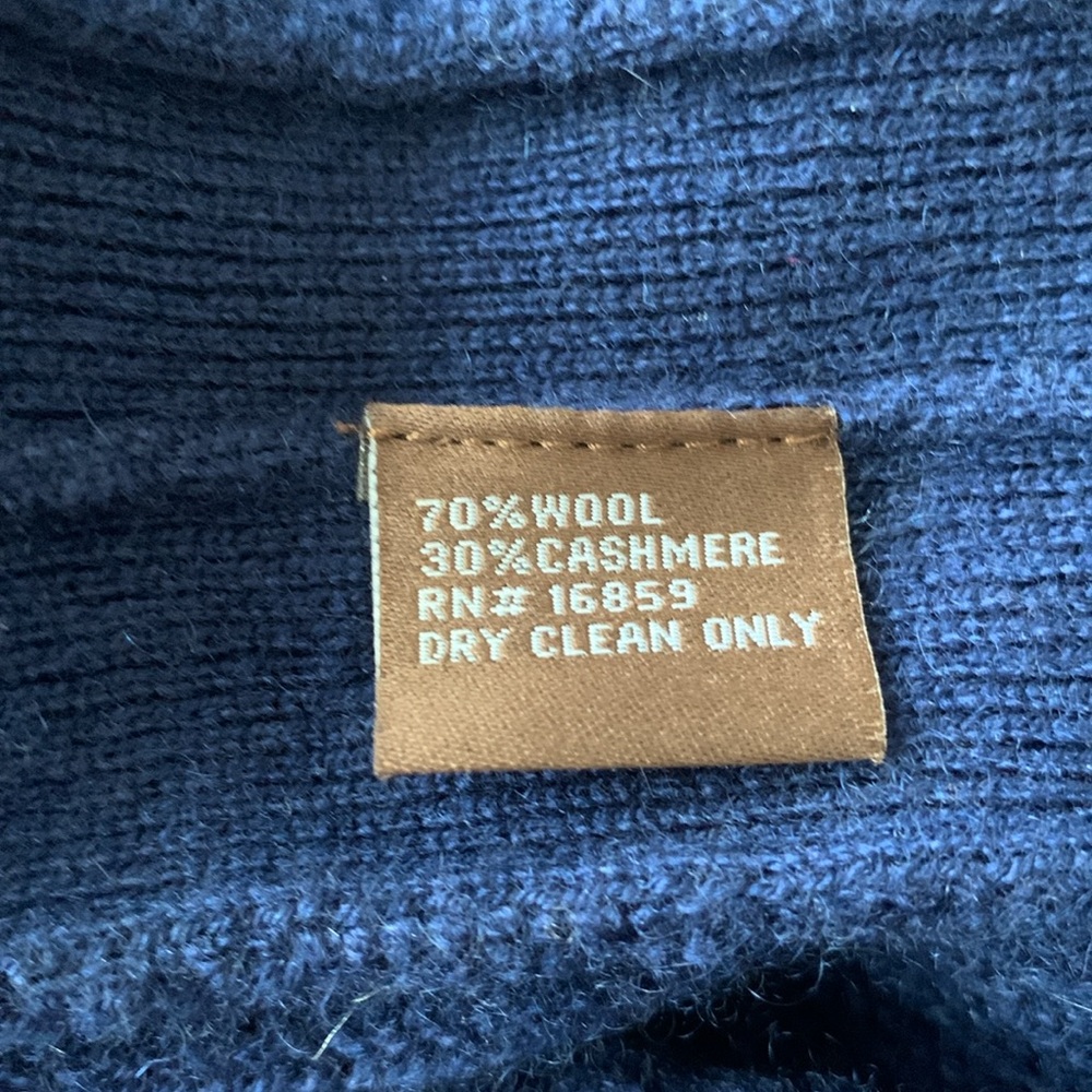 J. Mclaughlin Deep Blue Knit Pullover - image 4